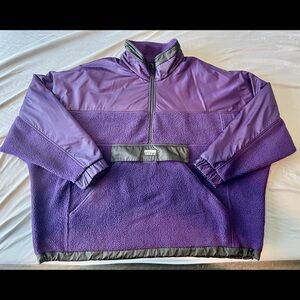 Adidas Terrex Multi Light Fleece Half-Zip Jacket Purple 2XL